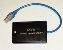 FCUSB Focuser FCUSB from Shoestring Astronomy. $5
